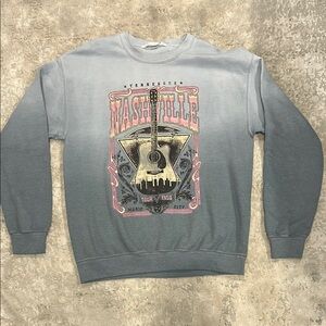 Gray Nashville Graphic Sweatshirt